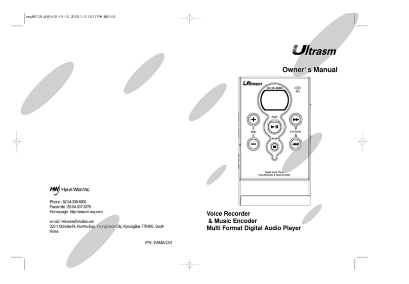 Hyun Won Ultrasm owner's manual