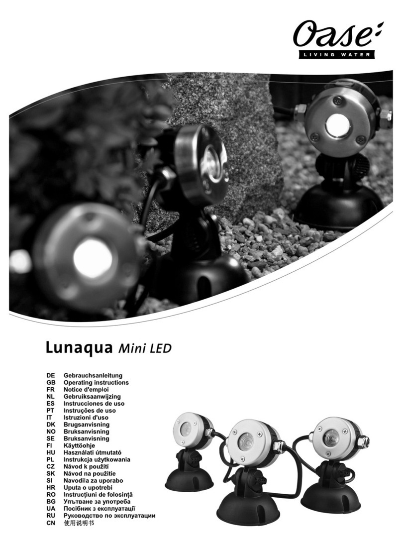 Oase Lunaqua Mini LED operating instructions