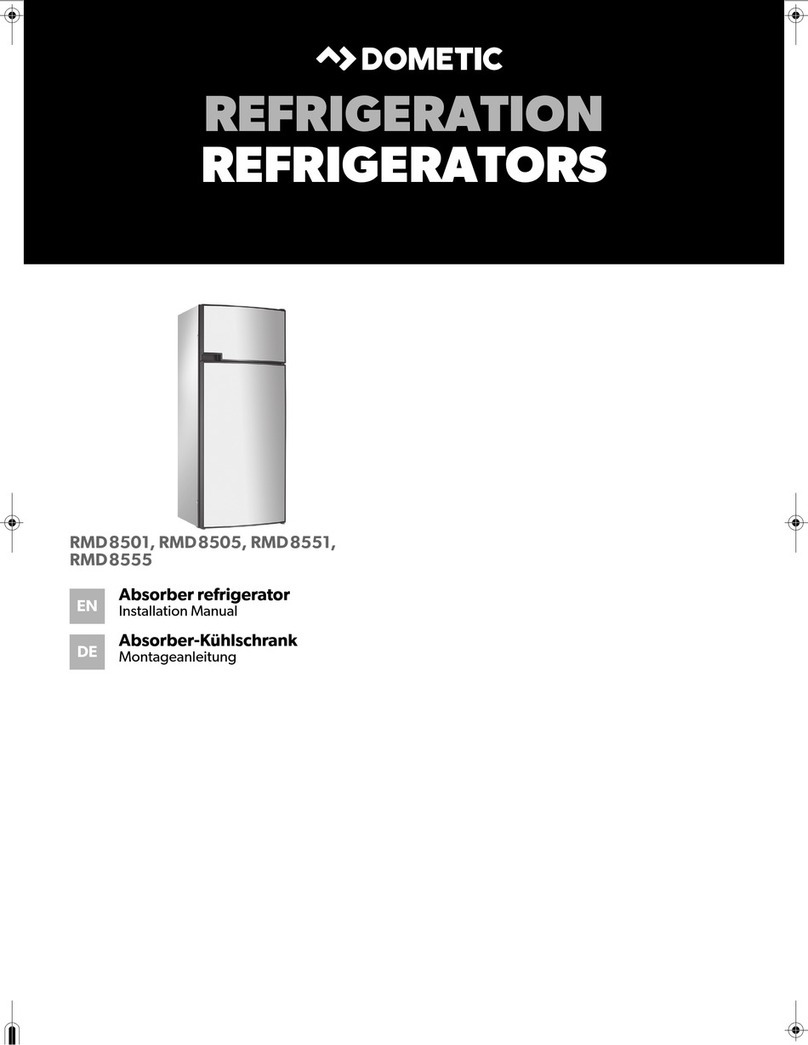 Dometic ABSORPTION RMD 8501 User manual