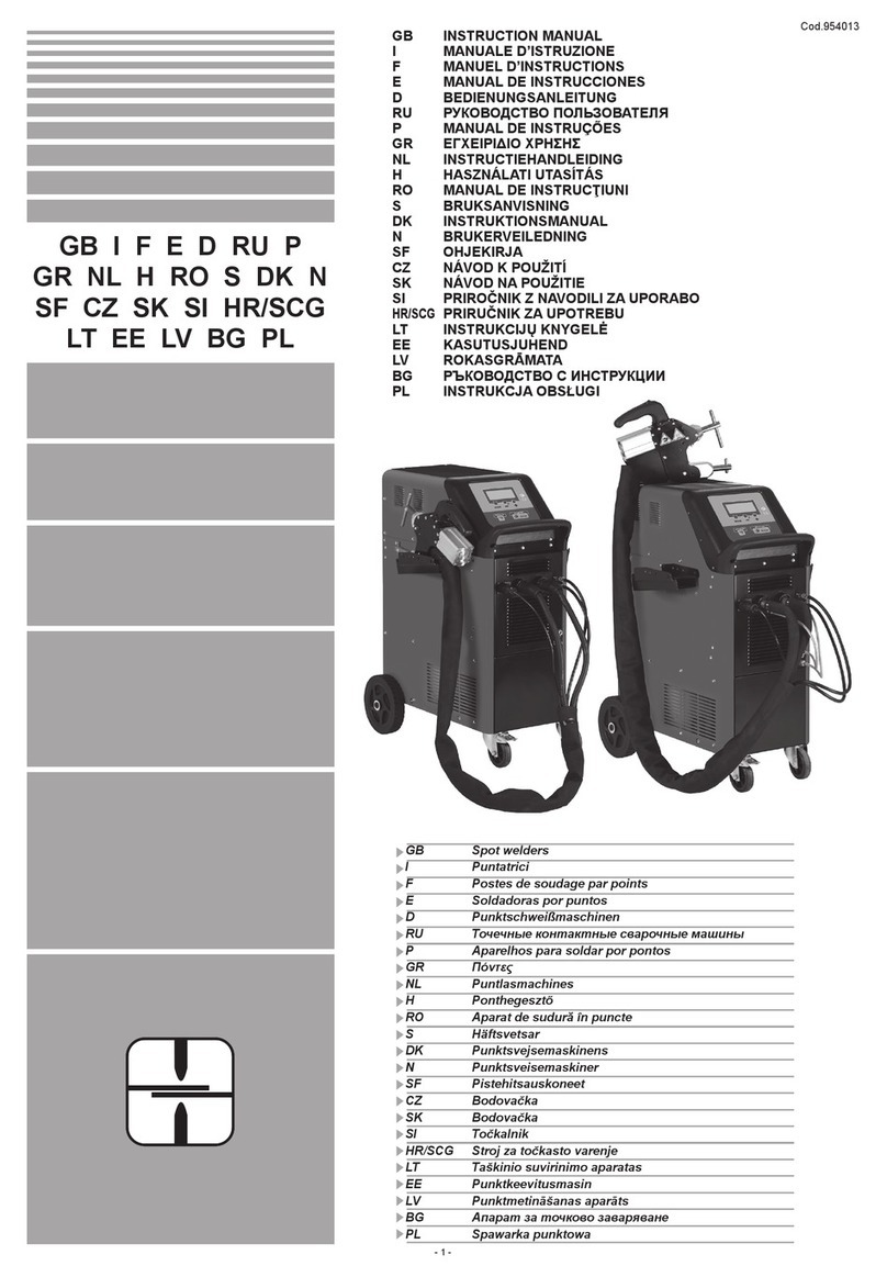 Suministros Orozco Telwin digital spotter 9000 instruction manual Suministros Orozco Telwin digital spotter 9000 instruction manual