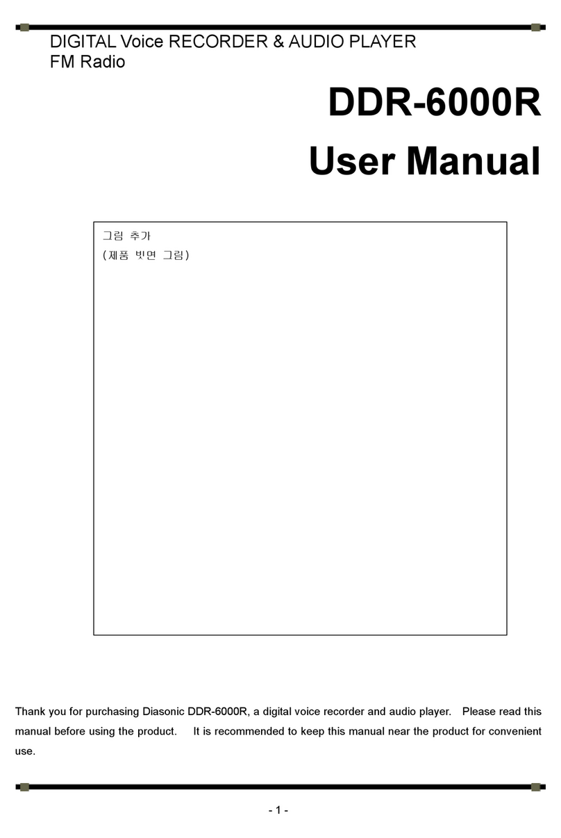 Diasonic DDR-6000R User manual Diasonic DDR-6000R User manual