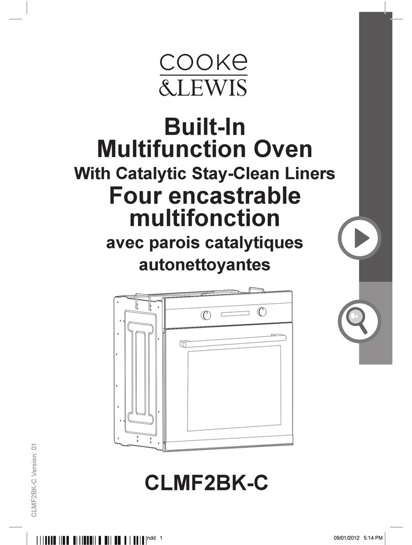 Cooke & Lewis CLMF2BK-C User manual Cooke & Lewis CLMF2BK-C User manual