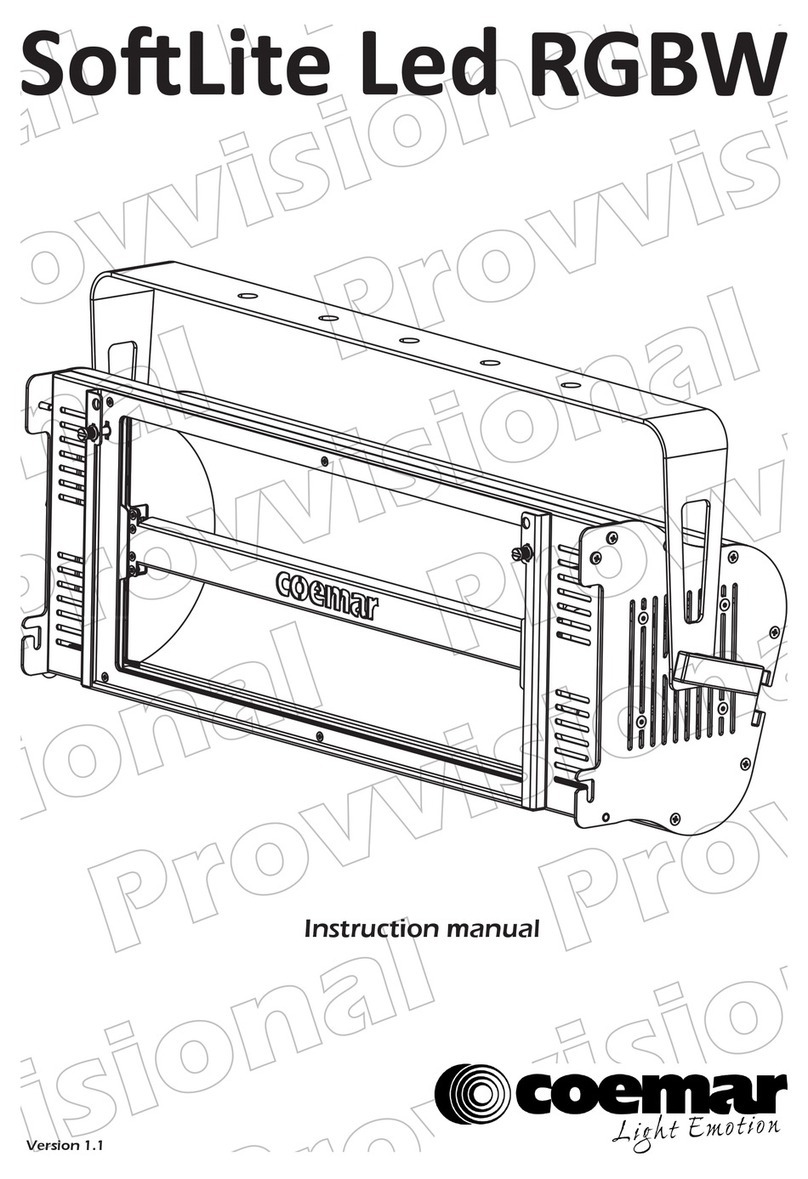 Coemar Softlite LED RGBW instruction manual
