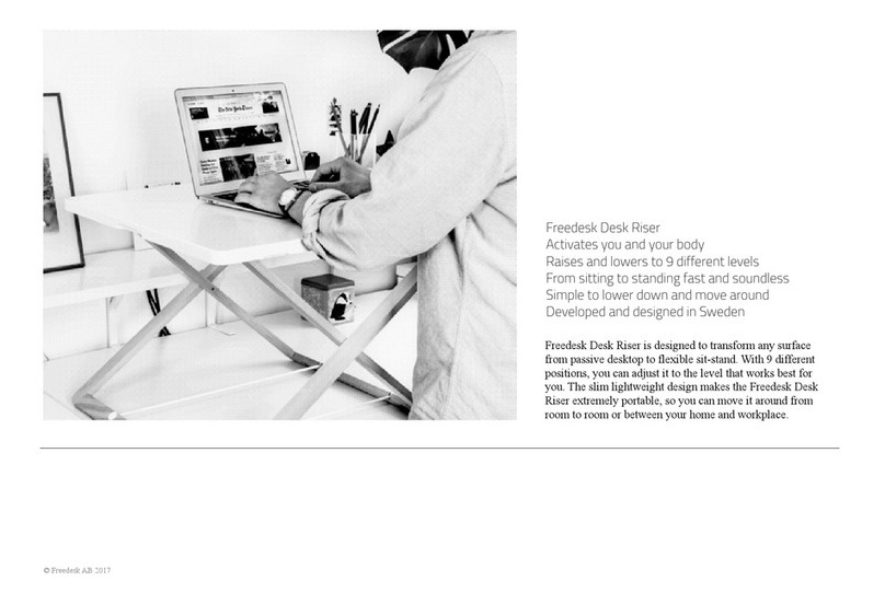 Freedesk Desk Riser manual