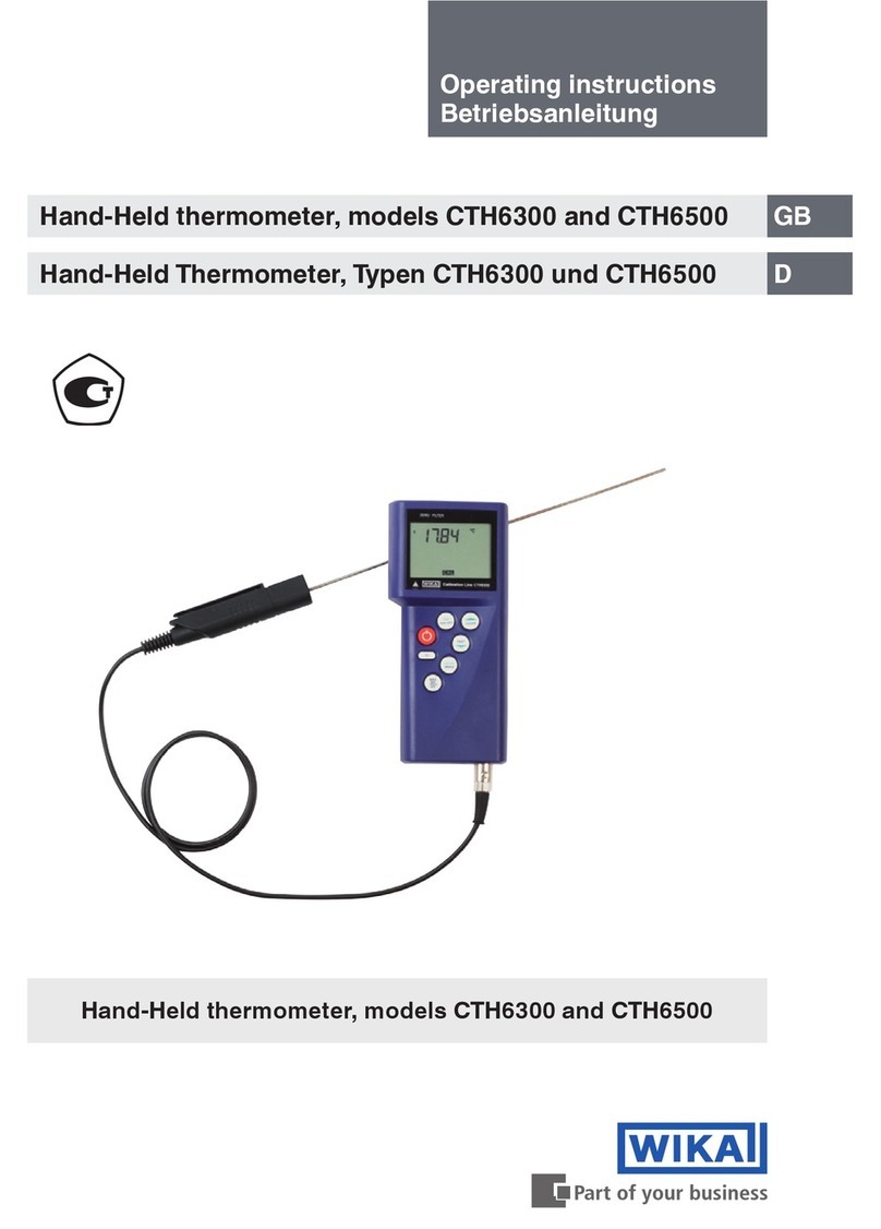 WIKA CTH6300 operating instructions WIKA CTH6300 operating instructions