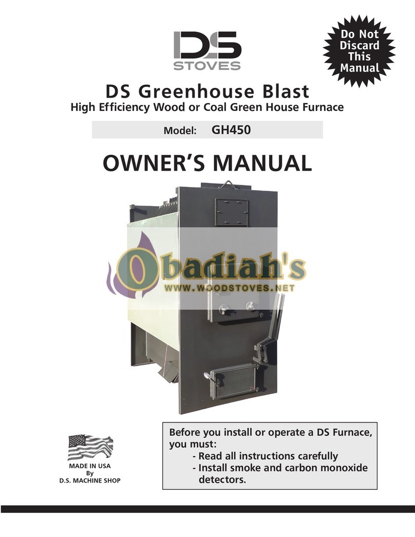 DS Greenhouse Blast GH450 owner's manual