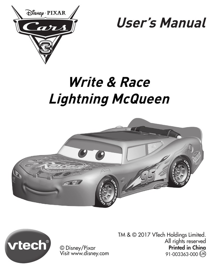 V-tech Write & Race Lightning McQueen User manual