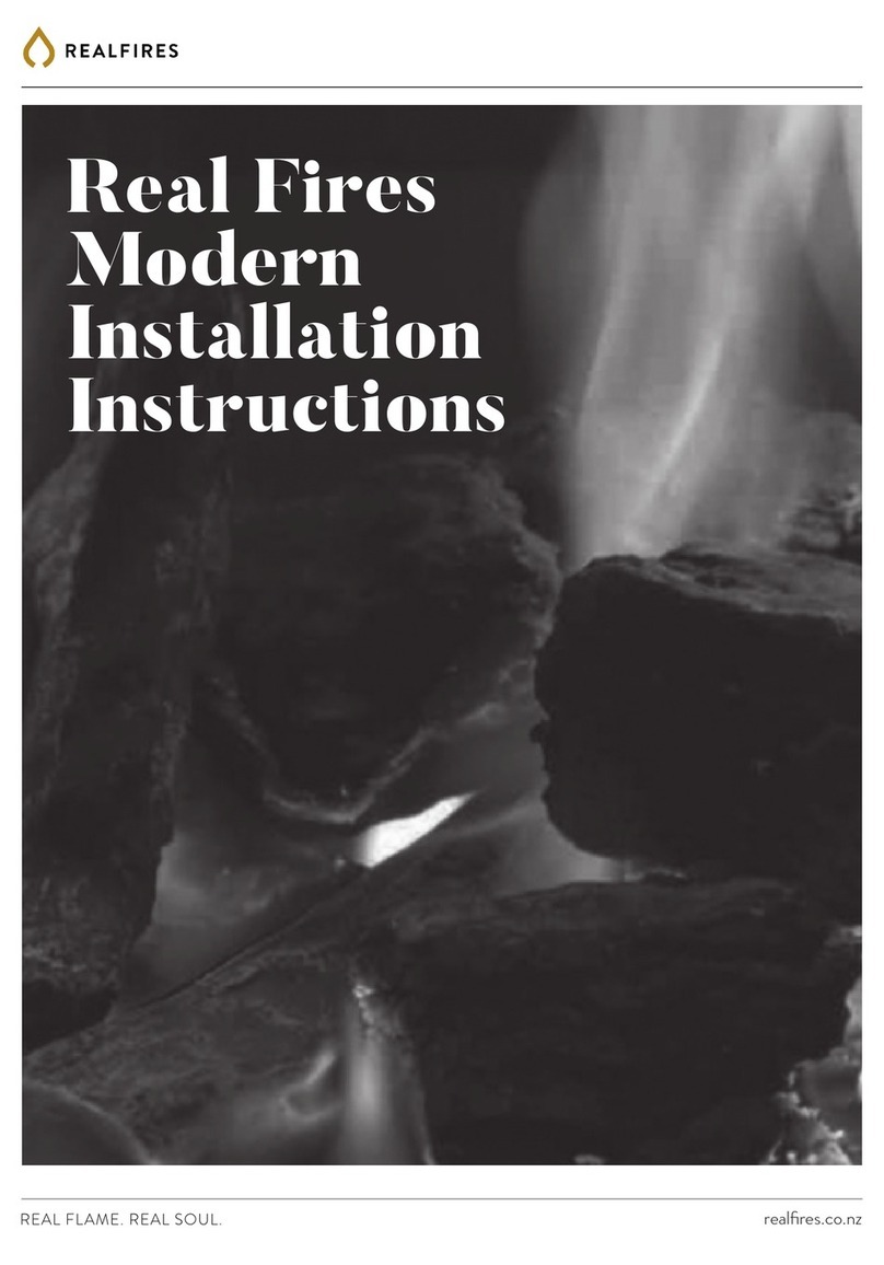 Real Fires 650 User manual
