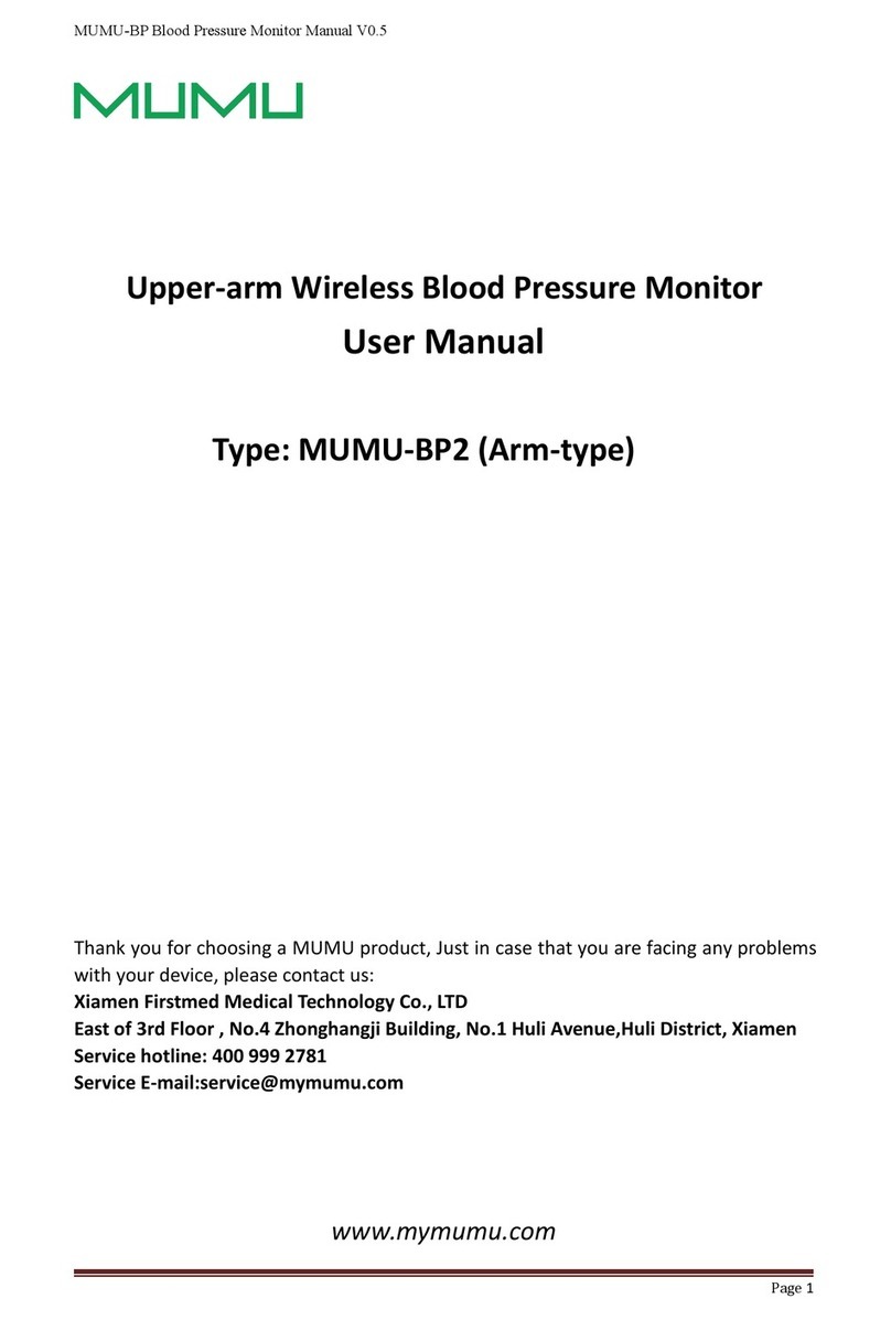MUMU MUMU-BP2 Arm-type user manual