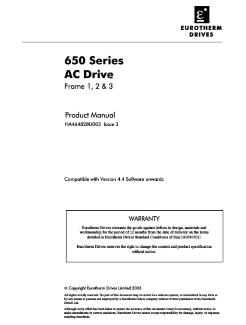 Eurotherm Drives 650 Series product manual