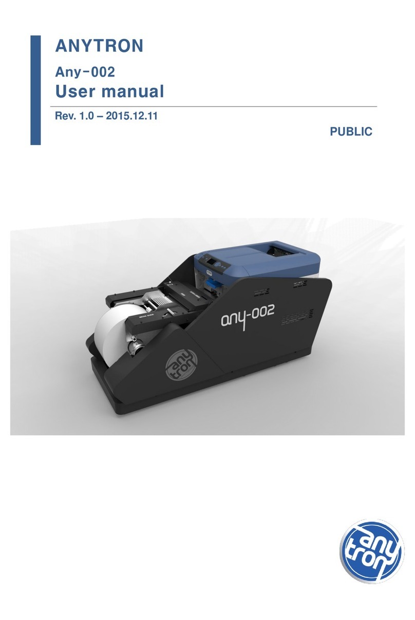 Valloy Incorporation Anytron Any-002 user manual