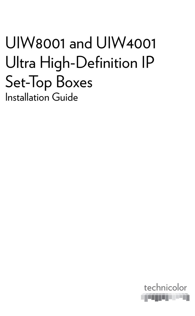 Technicolor UIW8001 installation guide