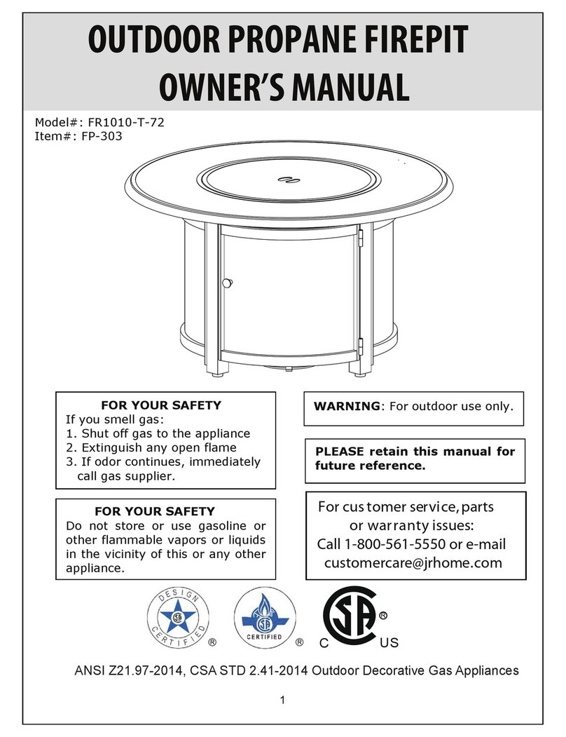 JR Home FR1010-T-72 User manual