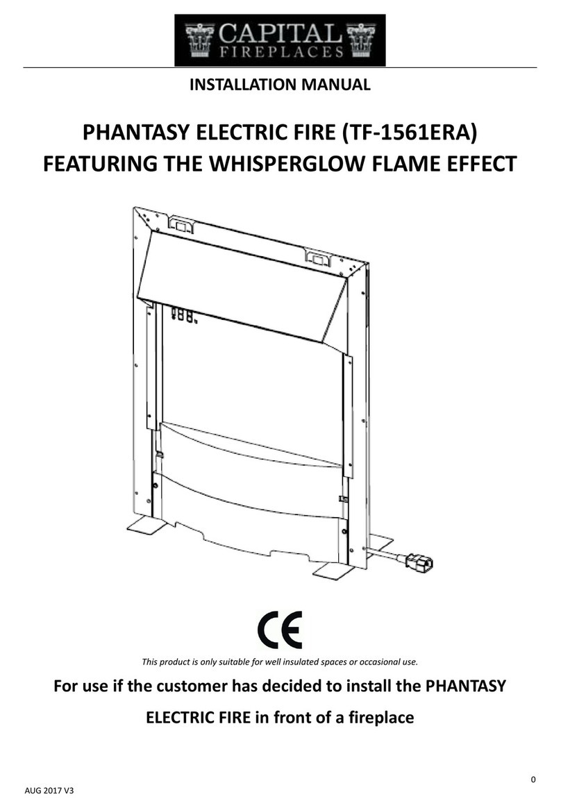Capital fireplaces TF-1561ERA User manual