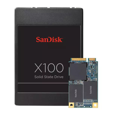 SanDisk SSD X100 User manual