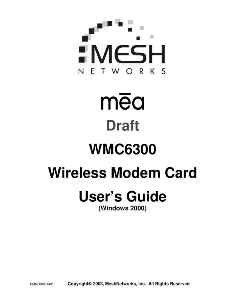 MeshNetworks WMC6300 user guide