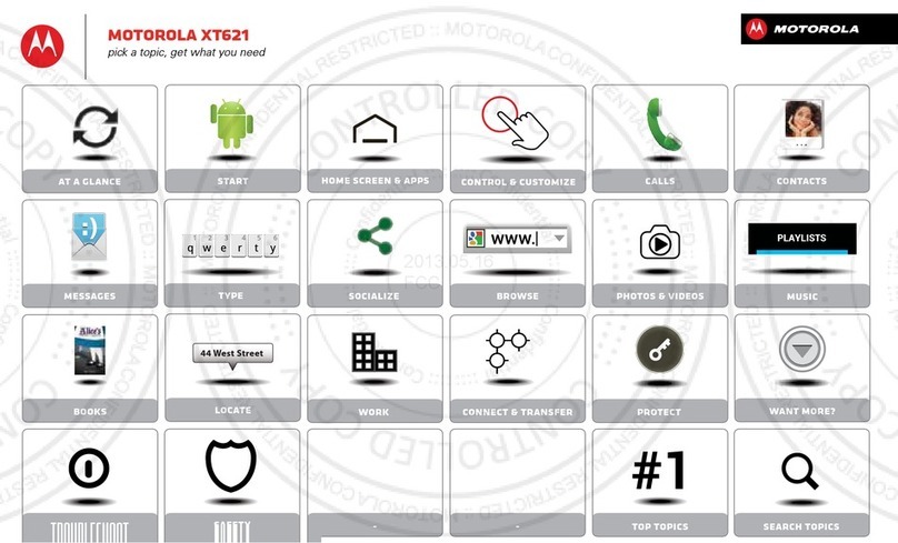 Motorola XT621 User manual