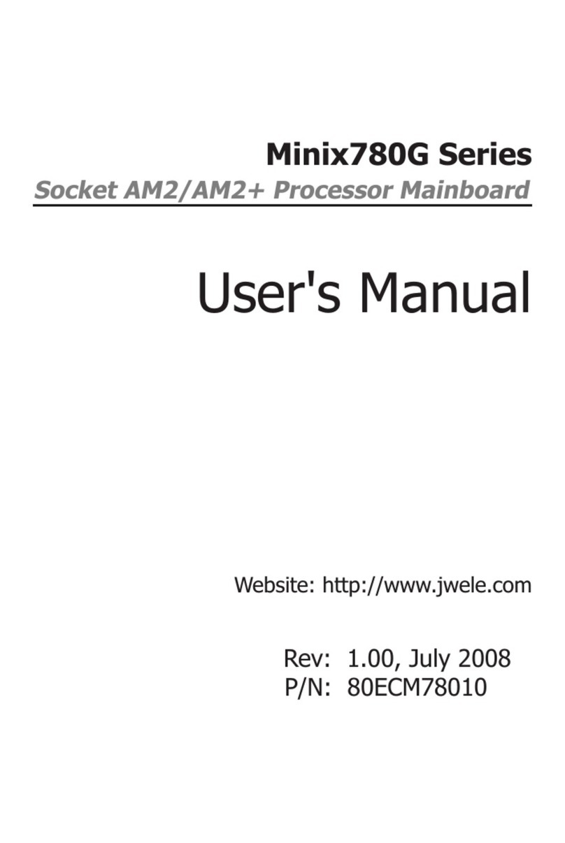 J&W Minix780G Series User manual