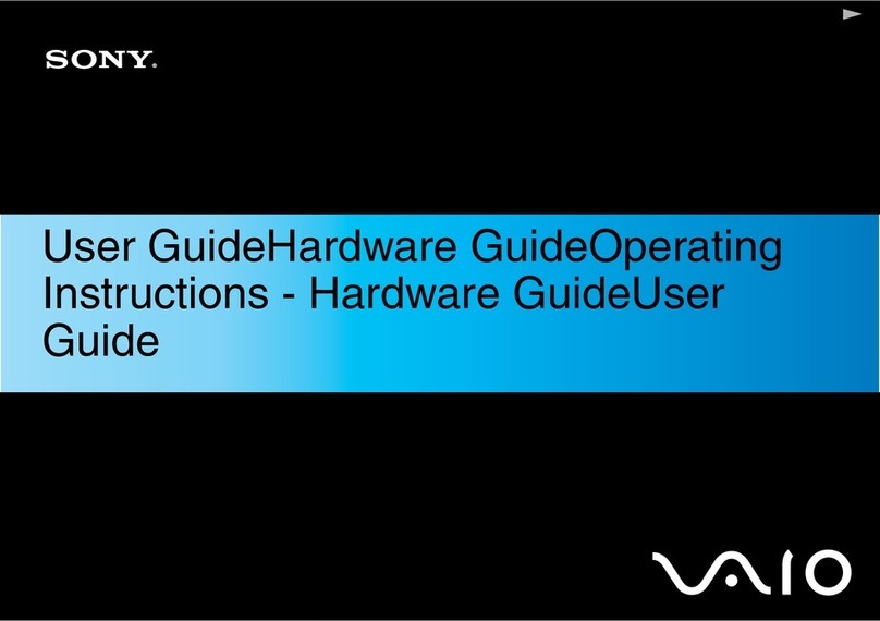 Sony VAIO VGN-GS Series User manual Sony VAIO VGN-GS Series User manual