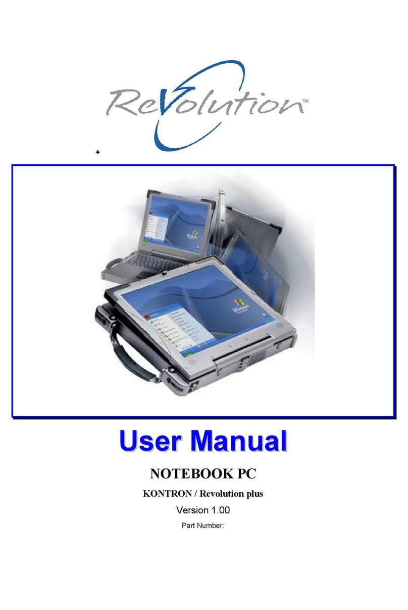 Kontron Revolution plus User manual