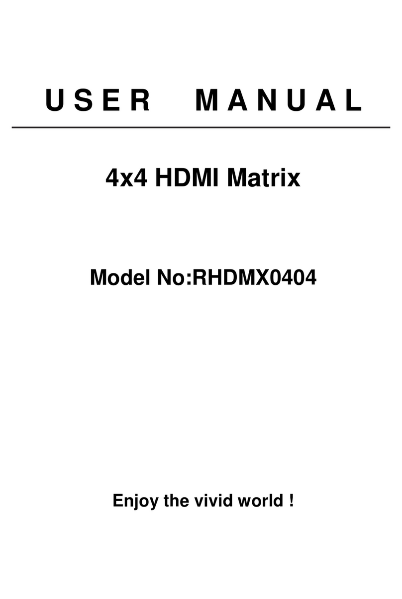 Real-HD technology RHDMX0404 user manual
