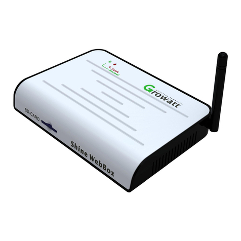 Growatt Shine WebBox User manual
