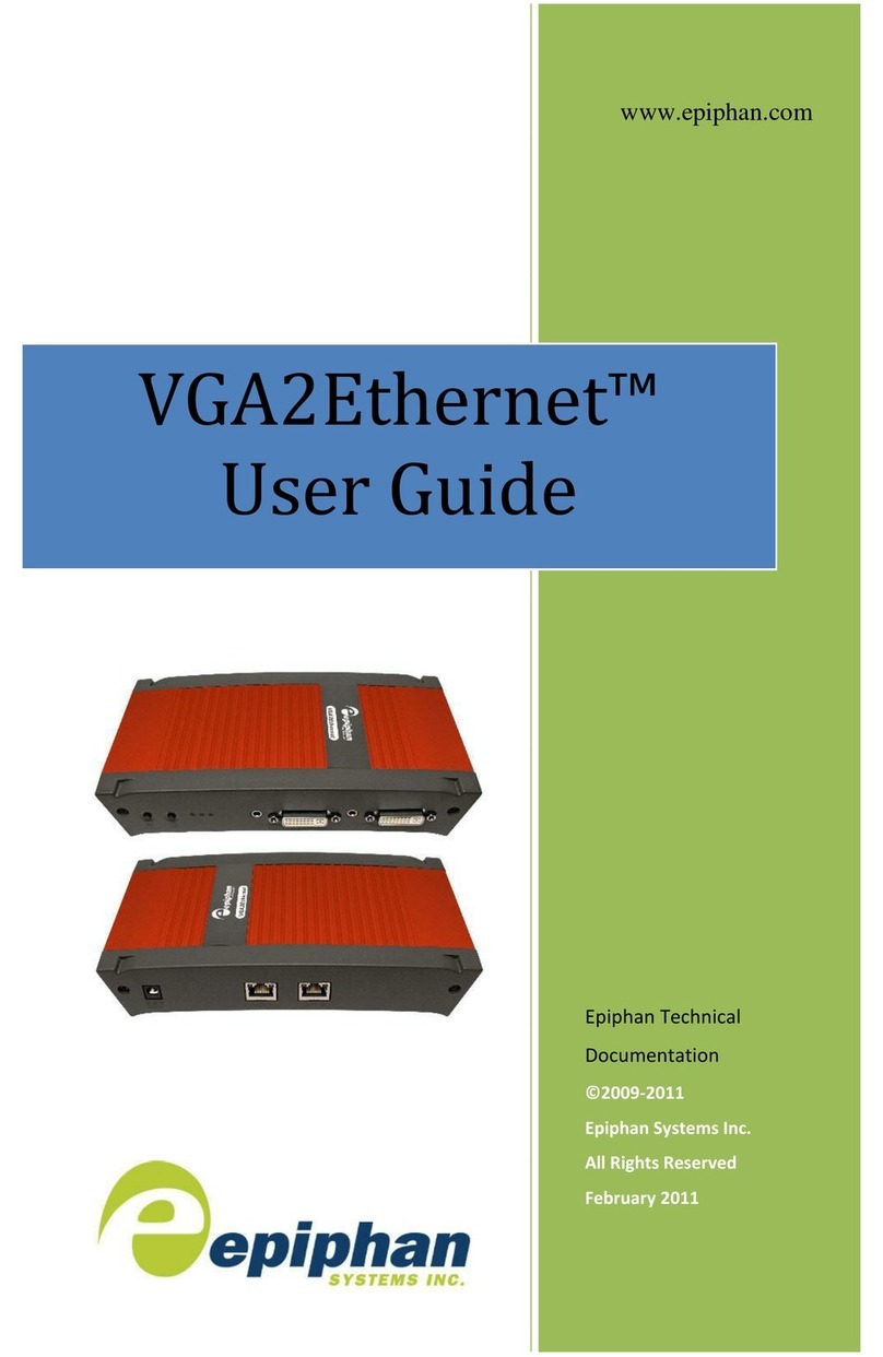 epiphan VGA2Ethernet User manual