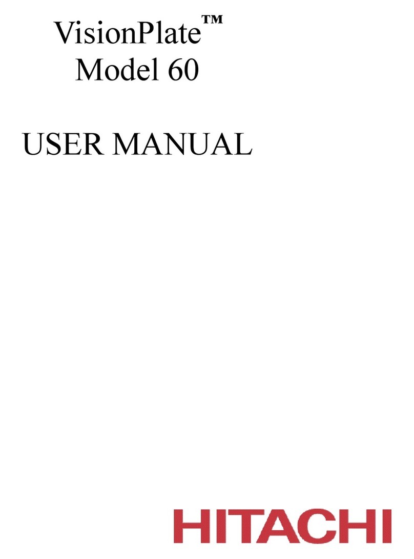 Hitachi VisionPlate 60 user manual