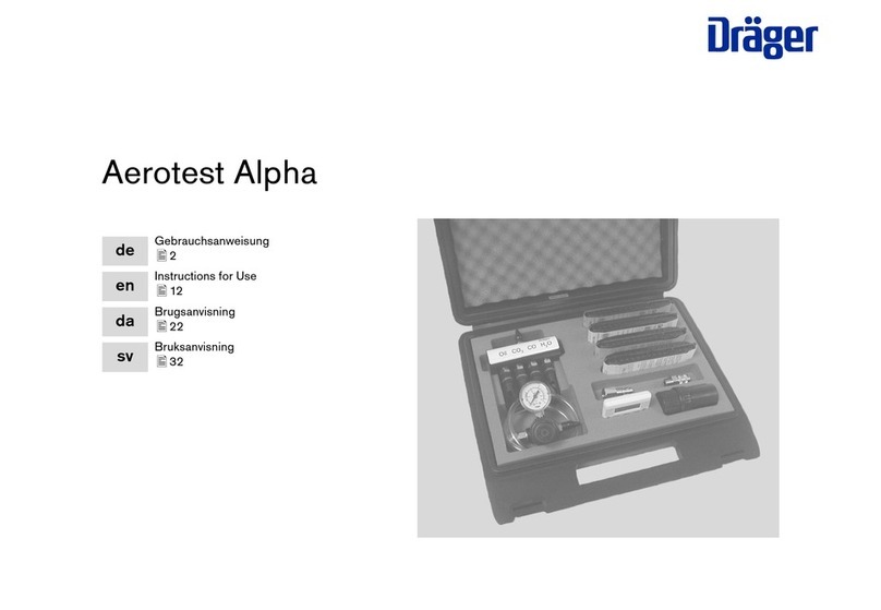 Dräger Aerotest Alpha User manual