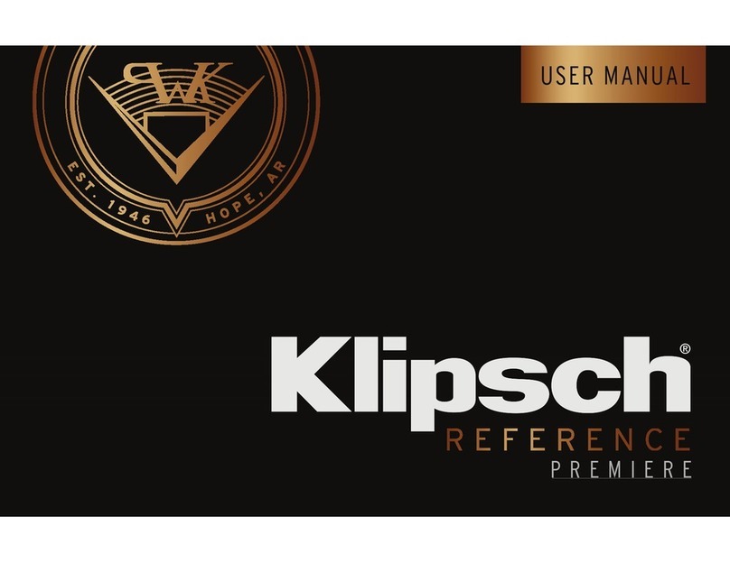 Klipsch Reference Premiere RP-160M User manual