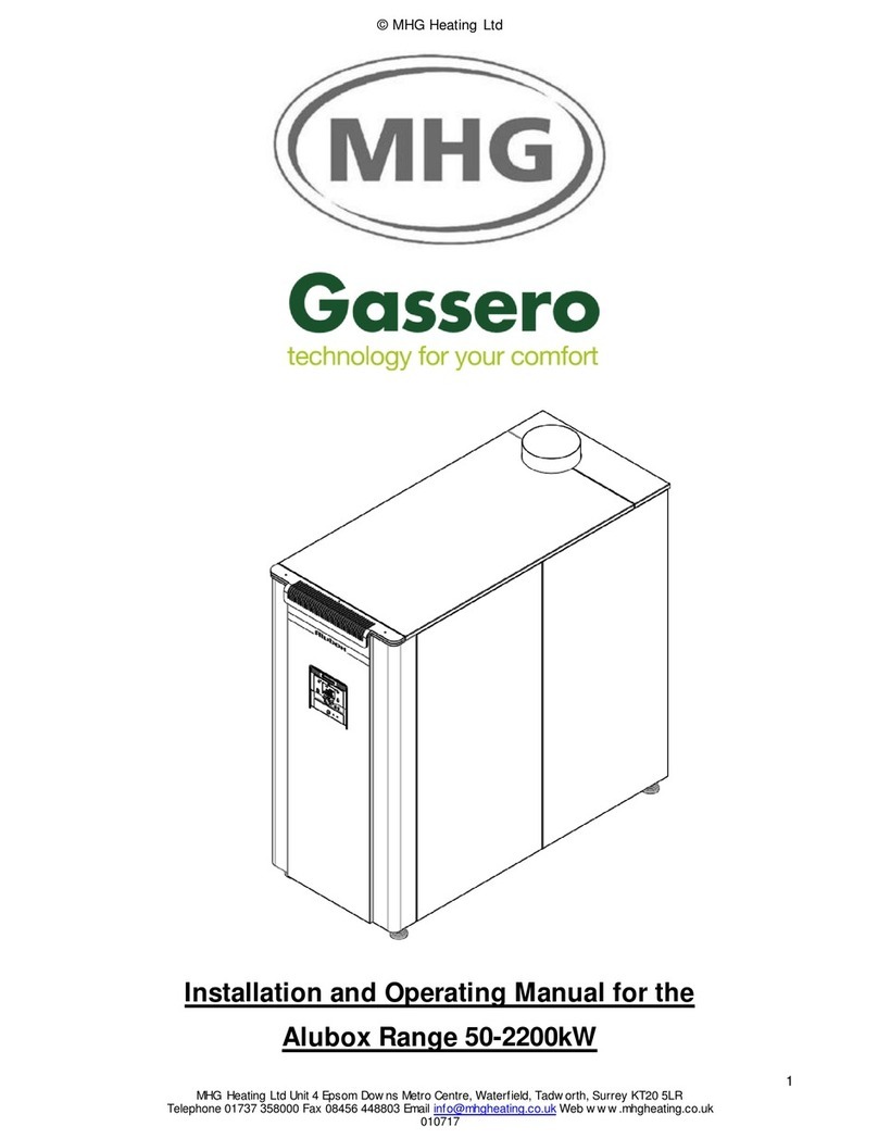 MHG Heating Gassero Alubox 50 Installation and operating manual MHG Heating Gassero Alubox 50 Installation and operating manual