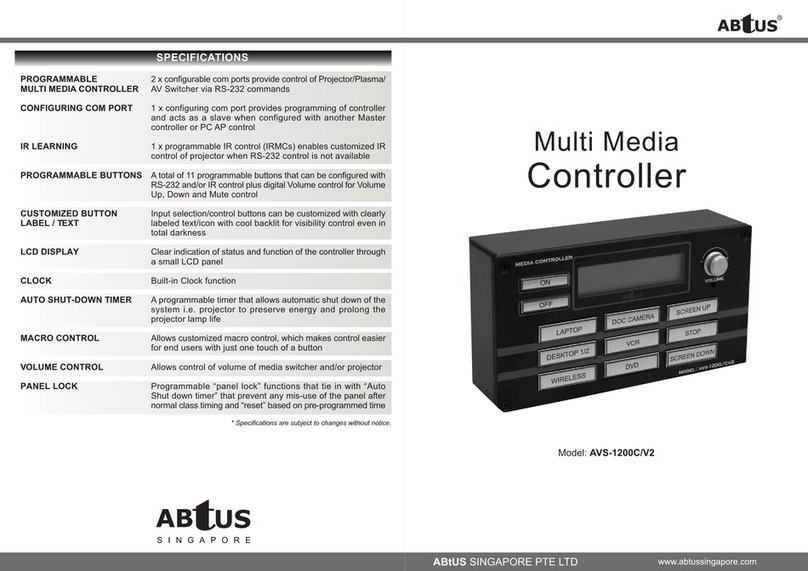 Abtus AVS-1200C/V2 owner's manual