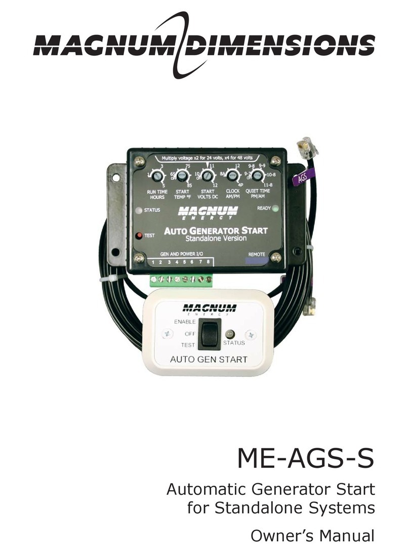 Magnum Dimensions ME-AGS-S owner's manual