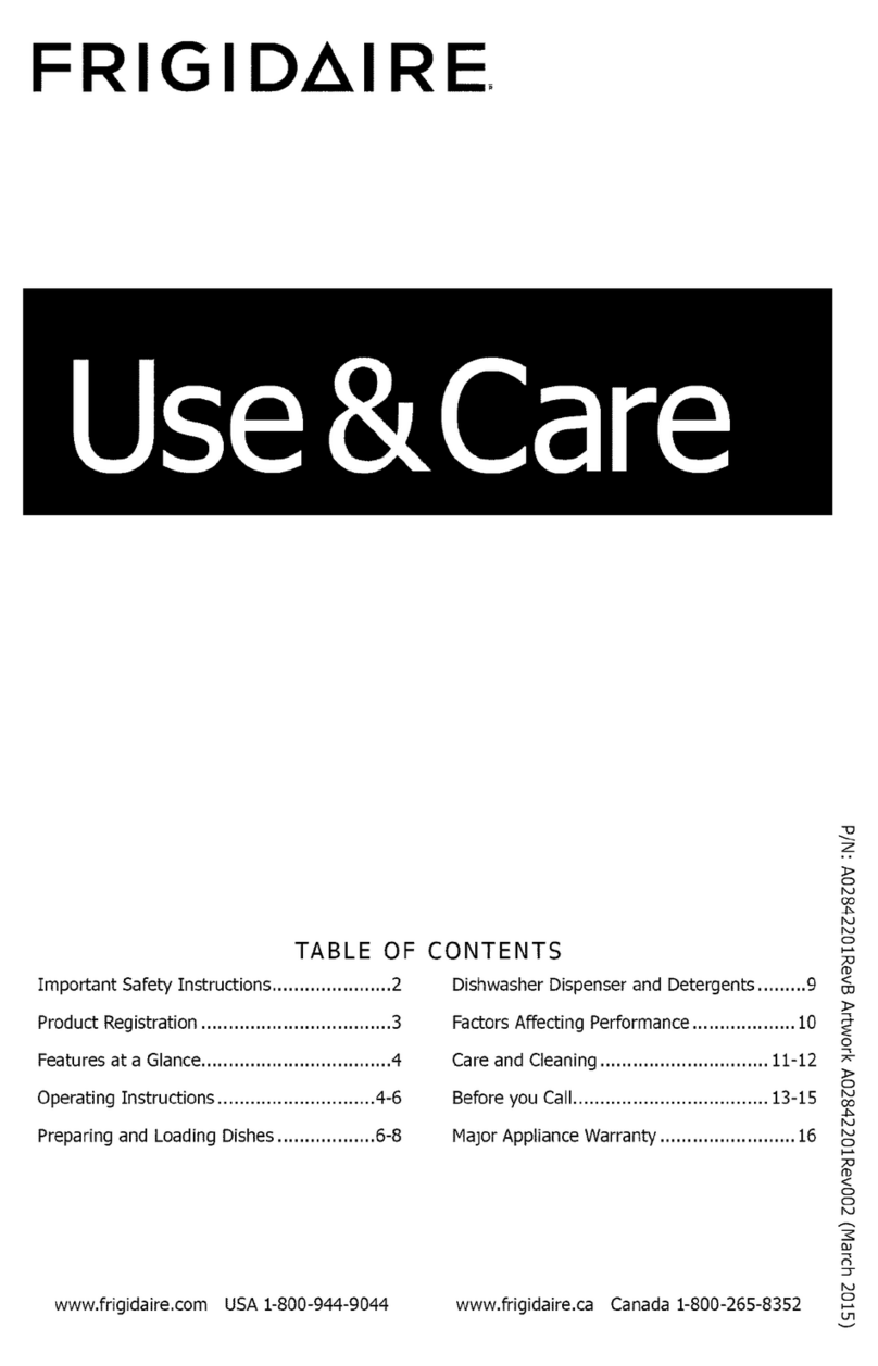 Frigidaire LFID2422RF4B Owner's manual