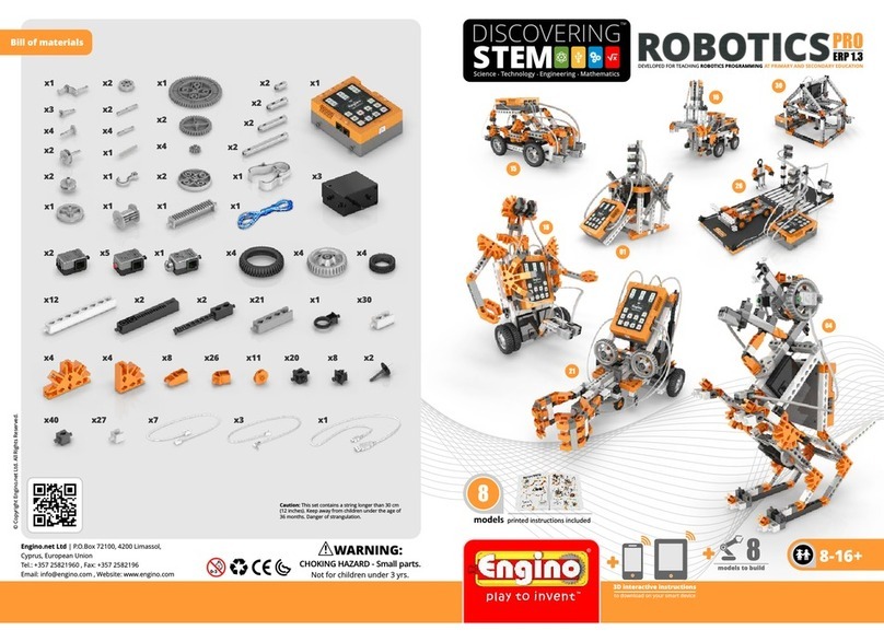 ENGINO DISCOVERING STEM ROBOTICS PRO ERP 1.3 User manual