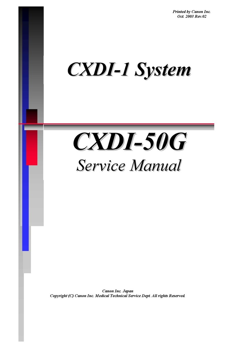 Canon CXDI-50G Service manual