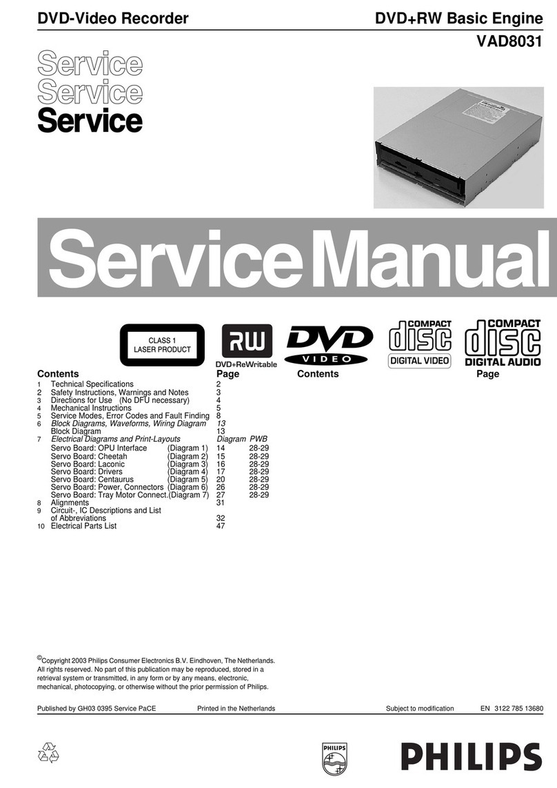 Philips VAD8031 Service manual