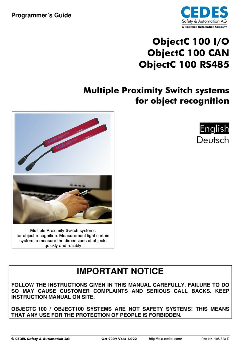 Cedes ObjectC 100 I/O Programmer's guide