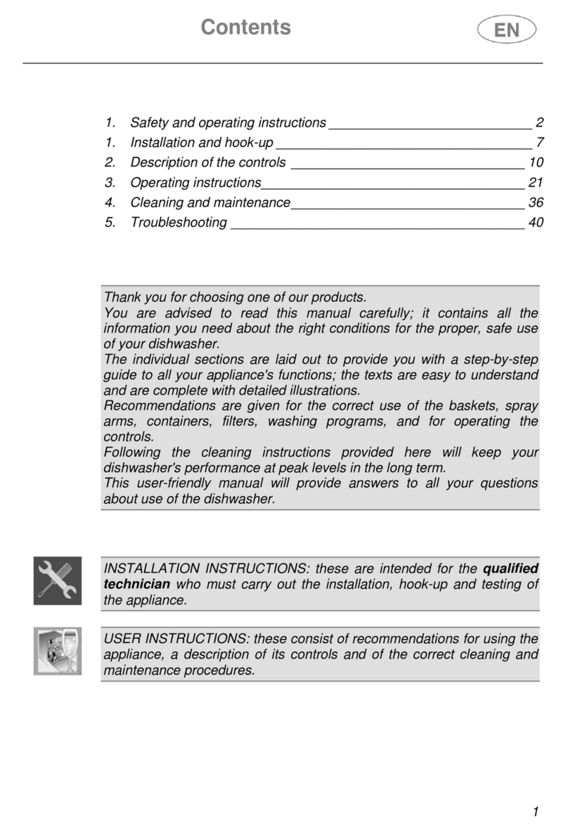 Smeg DWAU6315XT User manual