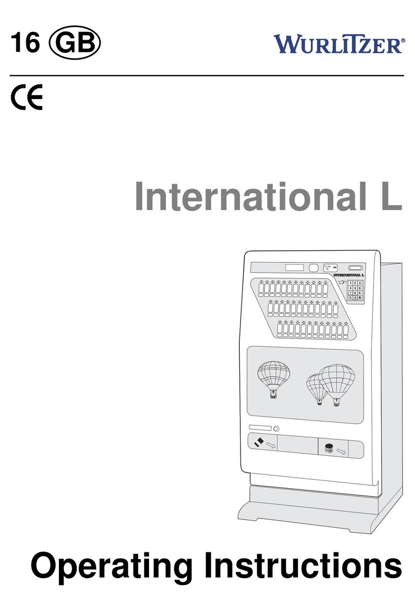 Wurlitzer International L operating instructions