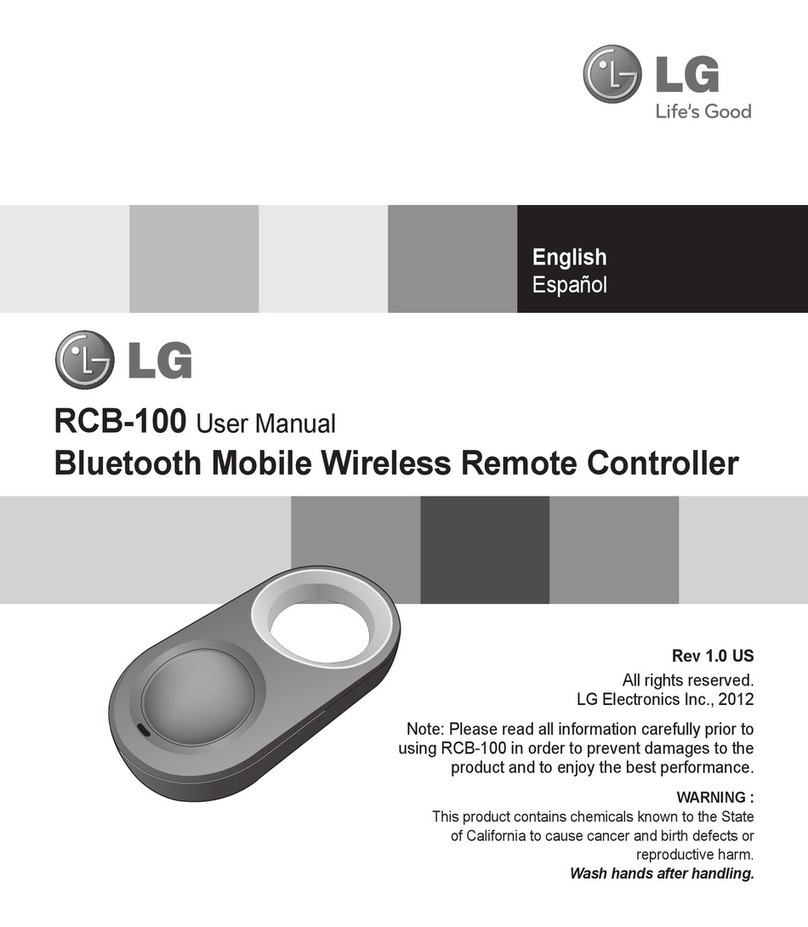 LG RCB-100 user manual