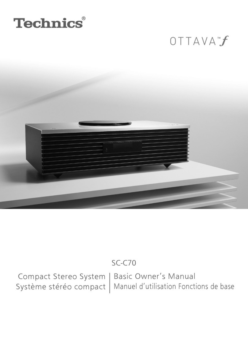 Technics SC-C70 User manual Technics SC-C70 User manual