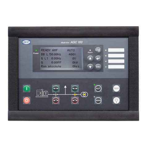 Deif AGC 100 User manual Deif AGC 100 User manual