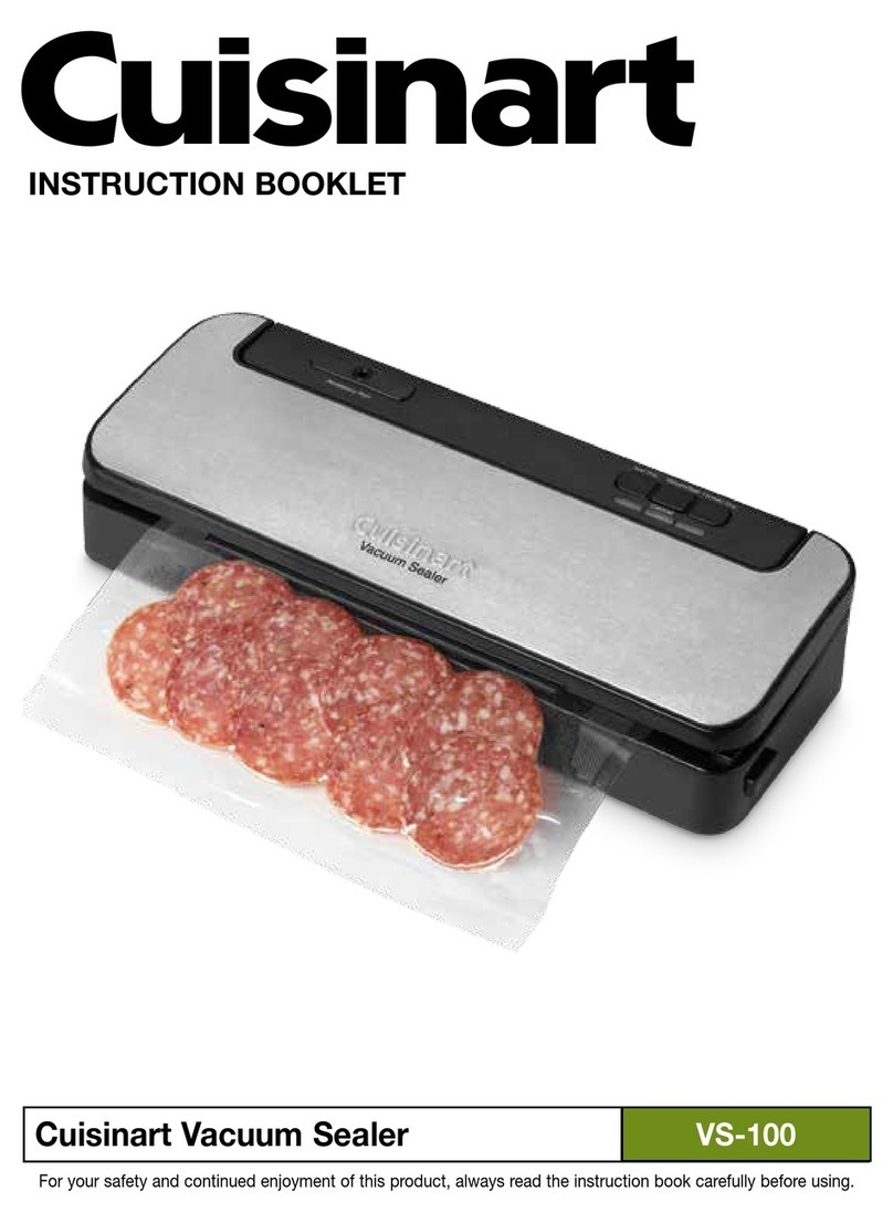 Cuisinart VS-100 Instruction booklet