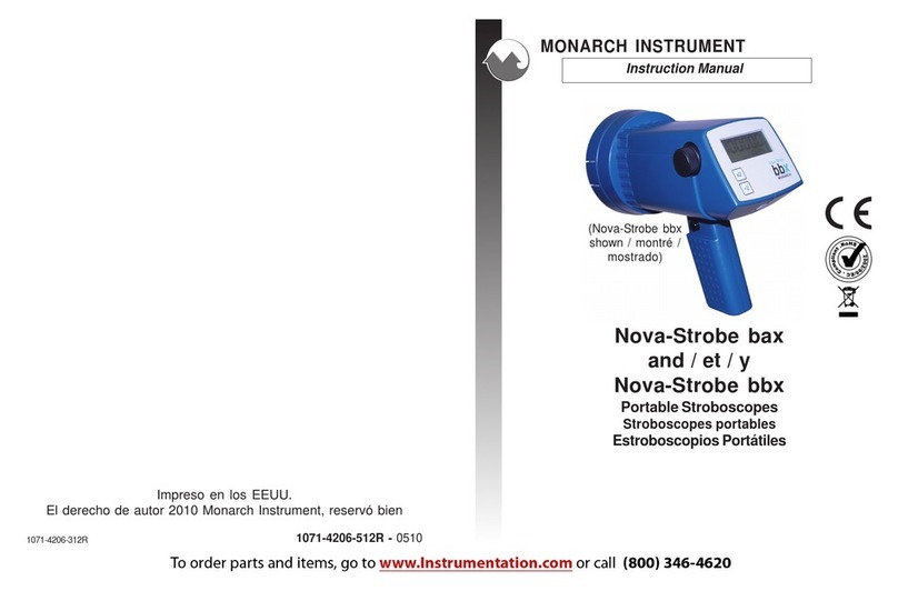 Monarch Nova-Strobe bax instruction manual