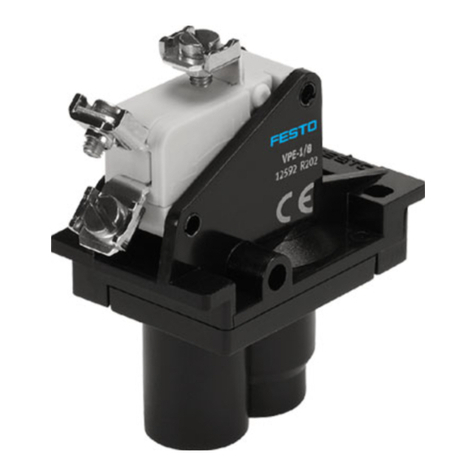 Festo VPE-1/8 operating instructions