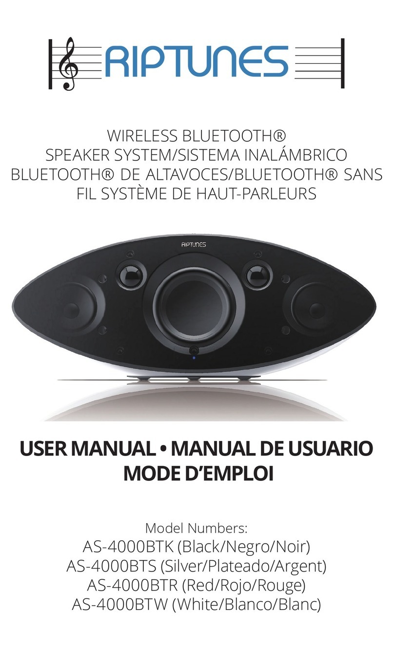 RIP TUNES AS-4000BTK user manual