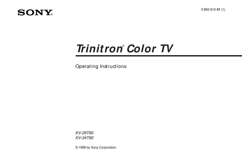Sony KV29T80 User manual
