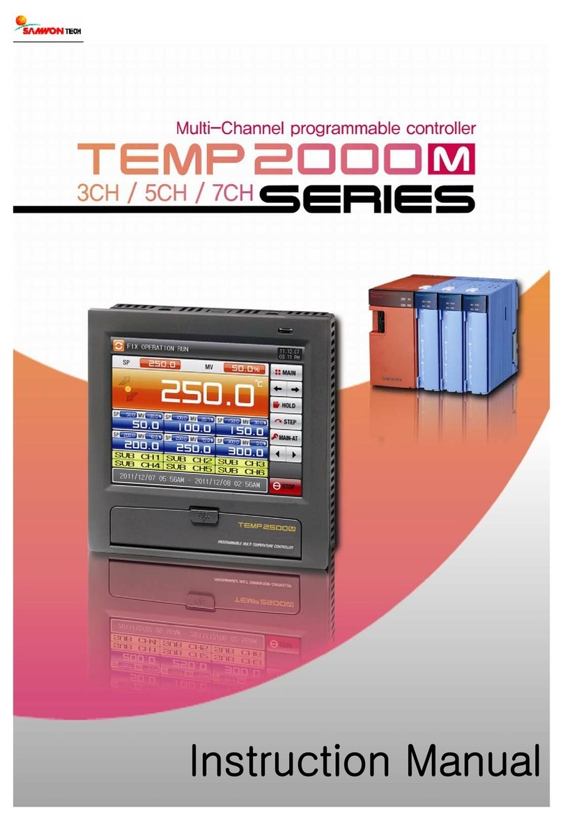 Samwontech Temp 2000 M instruction manual