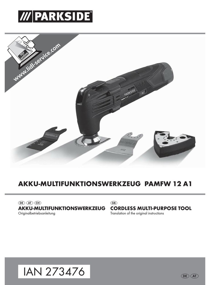 Parkside PAMFW 12 A1 Translation of the original instructions
